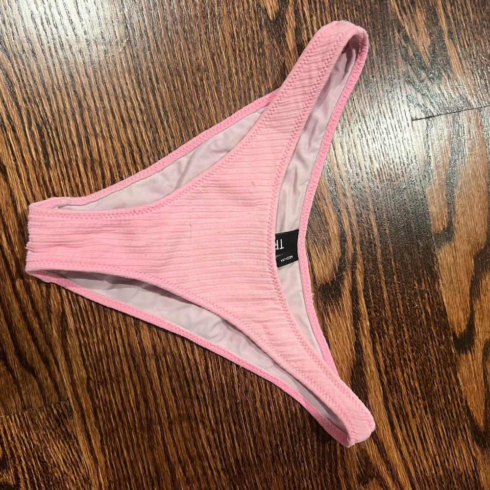 Triangl Swimwear Pink Bikini High-Cut Cheeky